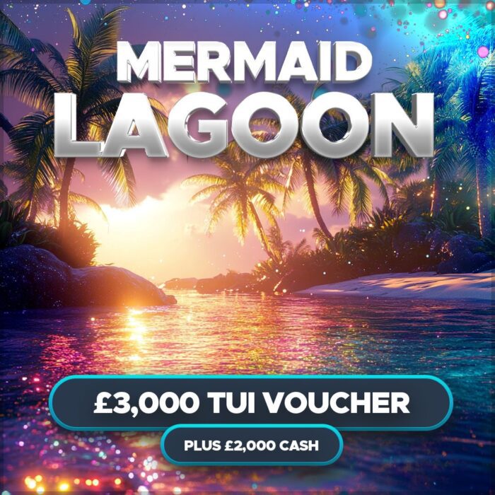 Mermaid Lagoon....£3000 Tui Voucher +£2000 Cash +20x £250 Instant Wins to Find!