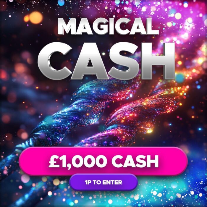 Magical Cash....£1000 Cash Jackpot Auto Drawn!