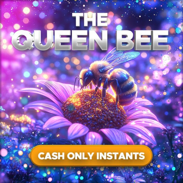 The Queen Bee....£500 Cash Jackpot +Cash Only Instant Wins!