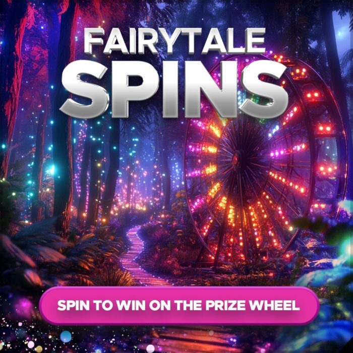 Fairytale Spins....Win up to £1500 of Prizes with 3x Spins! +10 Instant Wins to Find!